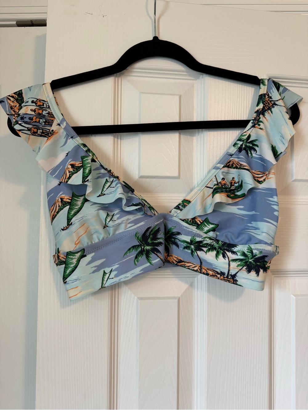 Aerie Tropical/Hawaiian Print High-Waist Bikini - Picture 2 of 7